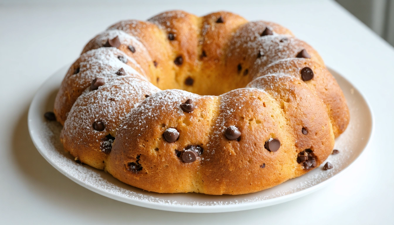 ciambellone con gocce di cioccolato